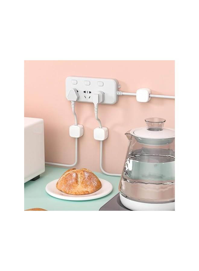 Green Tiger 3 Pack Magnetic Cable Clips [Cable Smooth Adjustable] Cord Holder, Under Desk Cable Management, Adhesive Wire Holder Keeper Organizer for Home Office Desk Phone Car Wall Desktop Nightstand - Image 3