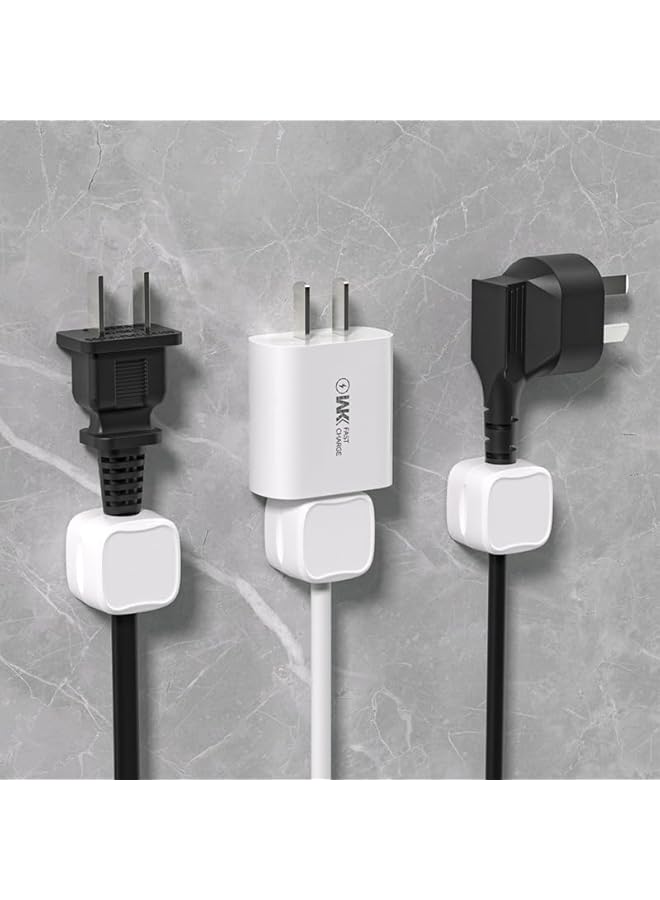 Green Tiger 3 Pack Magnetic Cable Clips [Cable Smooth Adjustable] Cord Holder, Under Desk Cable Management, Adhesive Wire Holder Keeper Organizer for Home Office Desk Phone Car Wall Desktop Nightstand - Image 5