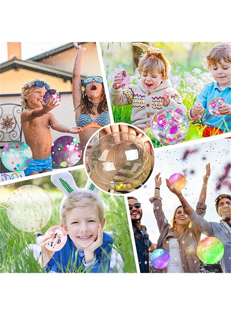 مجموعة مكونة من 2 بكرة شريط فقاعات نانو للأطفال، غراء نانوي لنفخ الفقاعات (أرجواني وأبيض) - Image 3