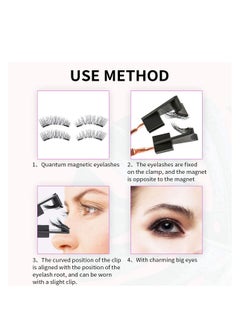 SYOSI Woman Magnetic Lashes Quantum Eyelash Applicator Ensure GlossierMagnetic Lashes Curler Clip 3D Magnetic Eyelashes Special Curler Exquisite Box Packing  - Image 3