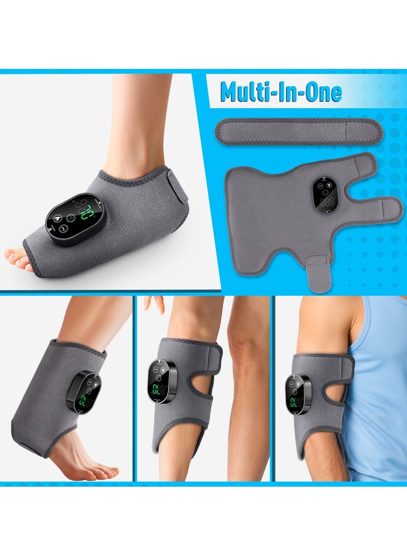 general Electrothermal ankle massager Multi-speed heat + vibration massage ankle joint relaxation god left and right foot universal home office sports recovery - Image 3