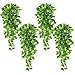 HATOKU 4pcs Artificial Hanging Plants 3.6FT Fake Ivy Vine Leaves for Patio Home Bedroom Wedding Indoor Outdoor Wall - Image 2