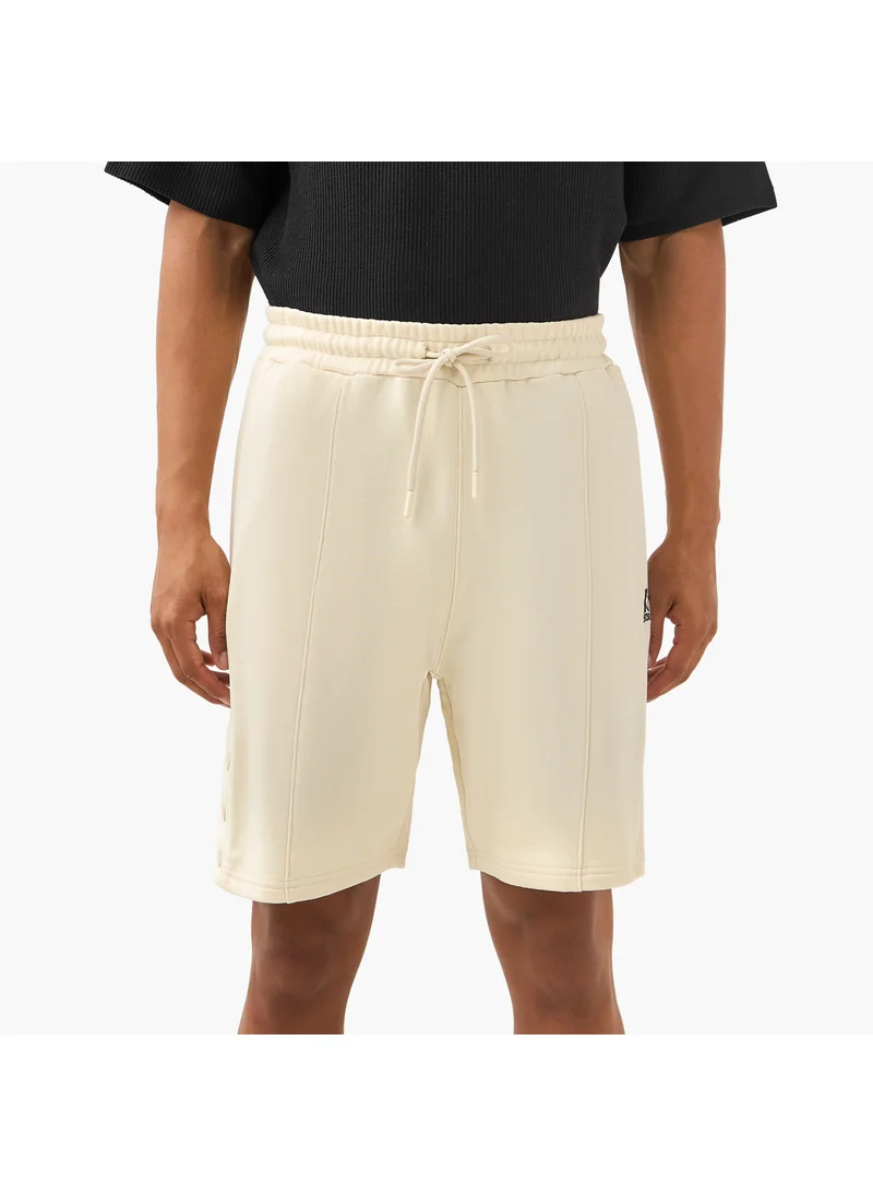 ستارتر Starter Button Detail Shorts with Drawstring Closure and Pockets