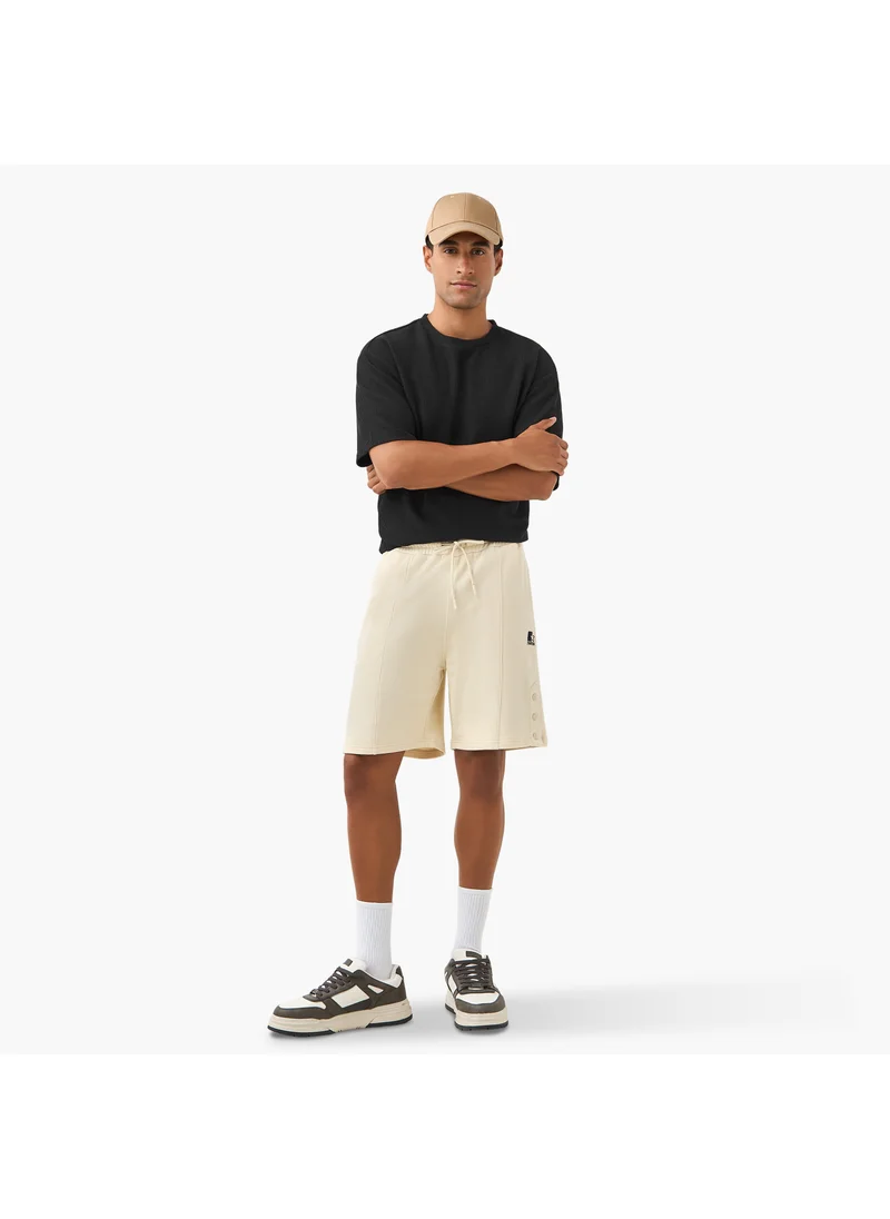 ستارتر Starter Button Detail Shorts with Drawstring Closure and Pockets