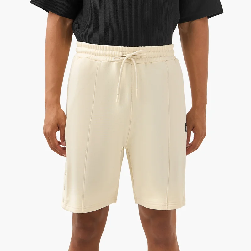 STARTER Starter Button Detail Shorts with Drawstring Closure and Pockets