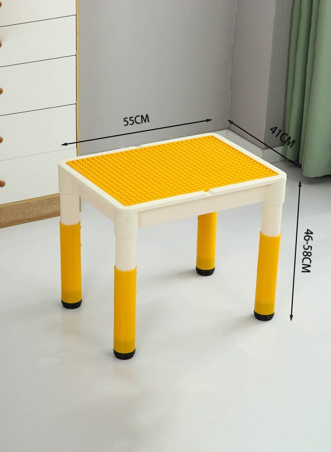 JSAITOYS Hot Sell Children's Baby Building Blocks Table, Building Block Table Toy, Building Block Learning Table - Image 2