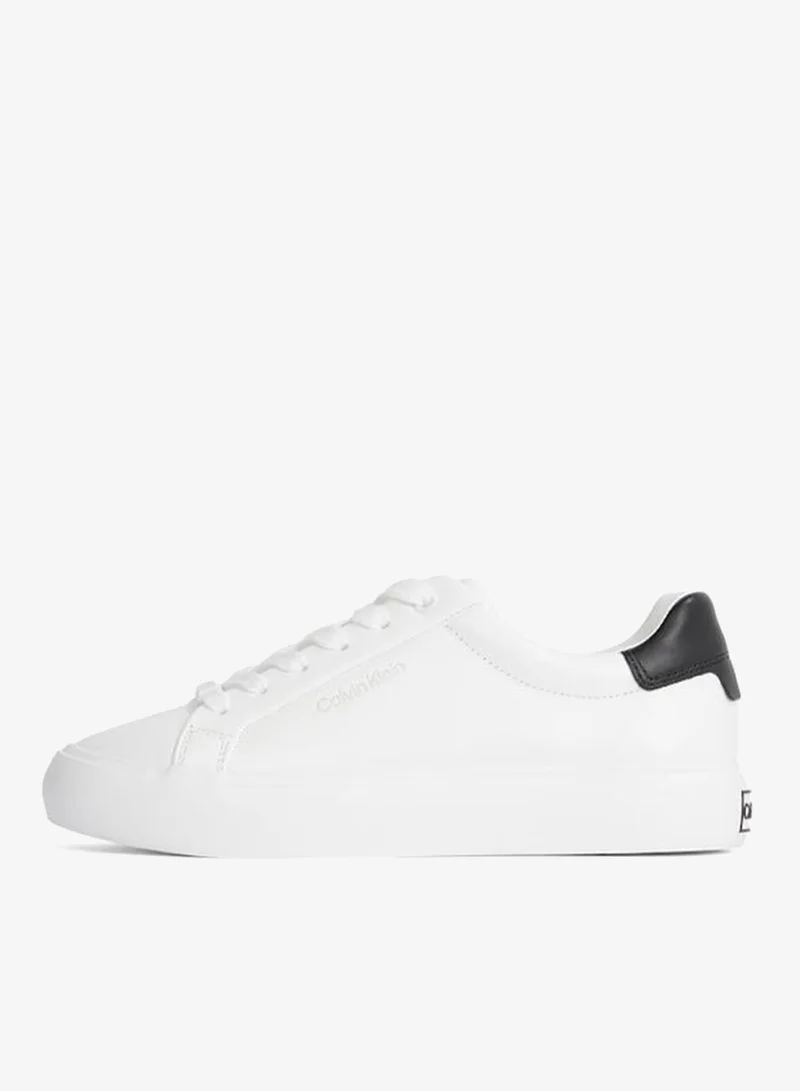 CALVIN KLEIN VULCANISED LACE UP TRAINERS