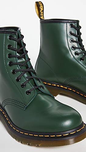 Dr Martens Dr. Martens Unisex 1460 Smooth Leather 8 Eye Boot, Green, 10 Women/9 Men - Image 4
