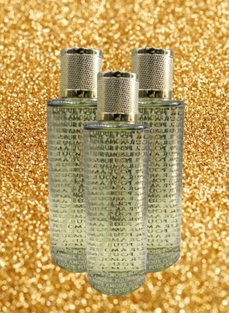 تي أر آي 3 قطع عطر بور أمور فام 100 مل EDT - Image 1