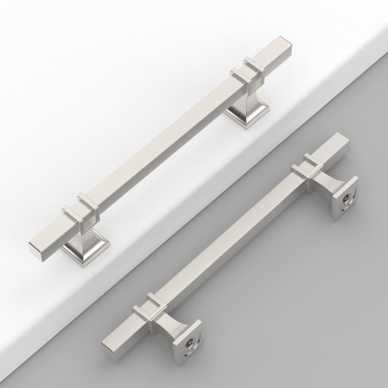 Coinkoly 10 Pack 5128mm Brushed Nickel Cabinet Pulls Kitchen Satin Nickel Cabinet Handles Drawer Pulls Cupboard Hardware for Cabinets - Image 2