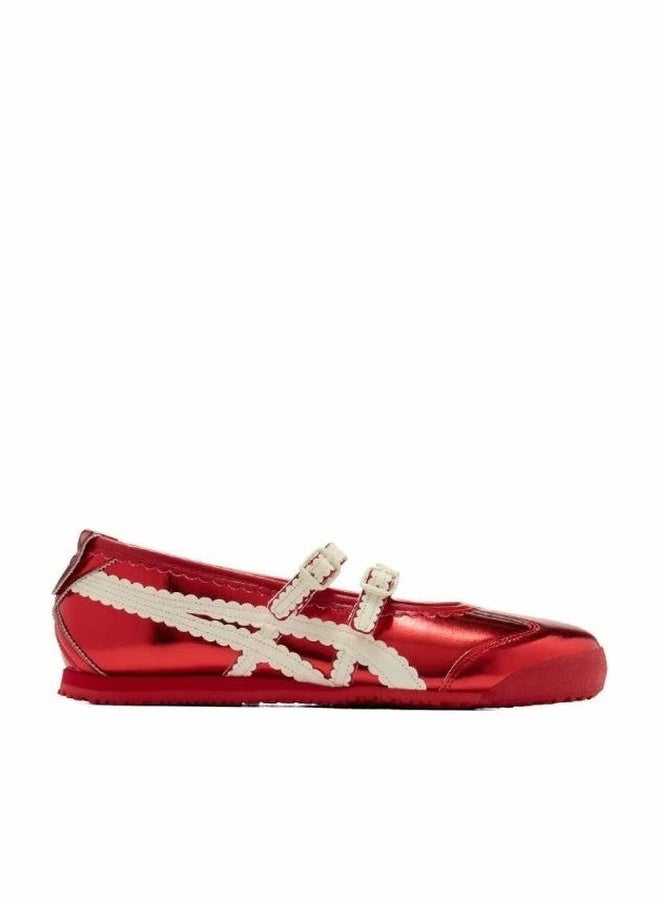 Onitsuka Tiger Mexico 66 TGRS Women’s Ballet Flats - Red | Comfortable & Stylish Casual Mary Jane Shoes - Image 1