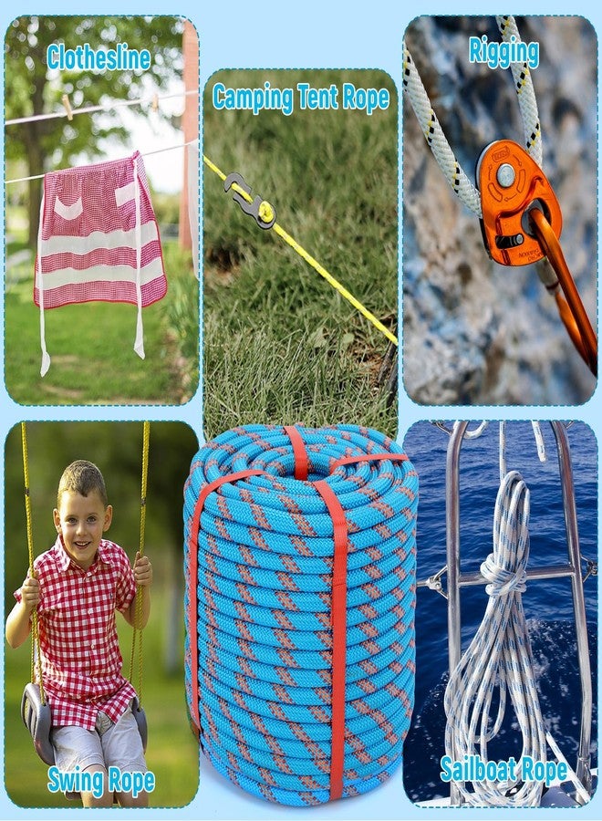 Caphremiel Arborist Rope Climbing Rope Arborist Rigging Rope 48 Strands Tree Rope 1/2 Inch Rope for Climbing Tree Swing Pulling Sailing - Image 5