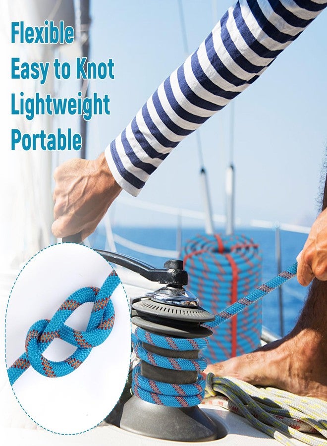 Caphremiel Arborist Rope Climbing Rope Arborist Rigging Rope 48 Strands Tree Rope 1/2 Inch Rope for Climbing Tree Swing Pulling Sailing - Image 2