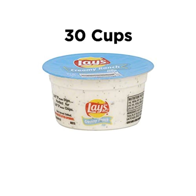Lay's Dip Cups, Creamy Ranch, 3.7 Ounce (Pack Of 30) - Image 5