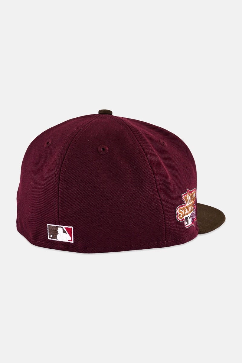 New Era x MLB Men Philadelphia Phillies Fitted Cap, Maroon - Image 2