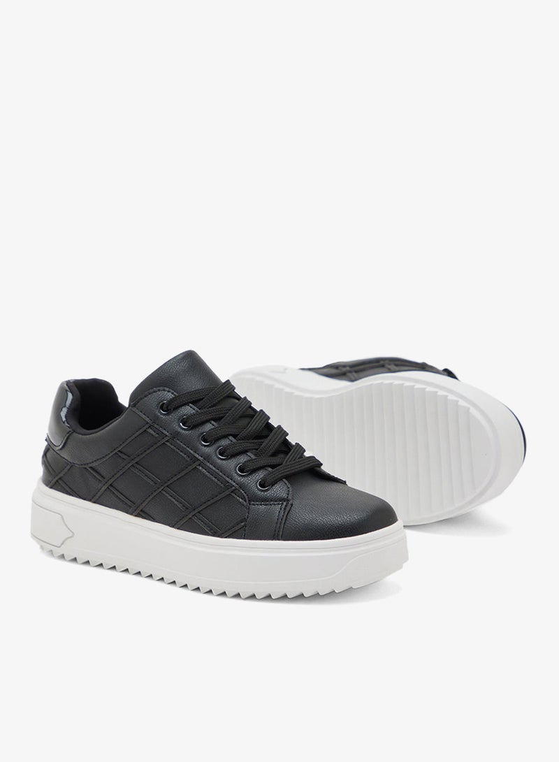 Ginger Stripe Panel Casual Sneakers - Image 3