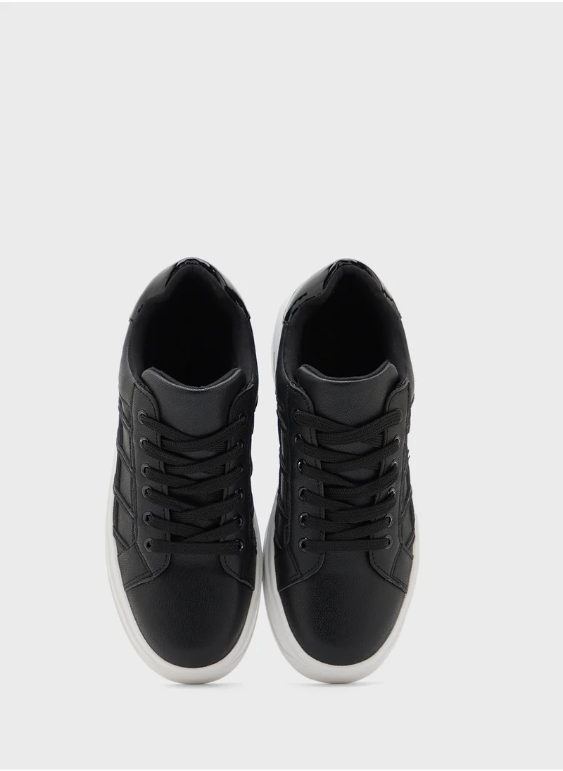 Ginger Stripe Panel Casual Sneakers