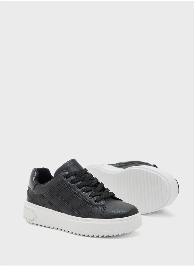 Ginger Stripe Panel Casual Sneakers