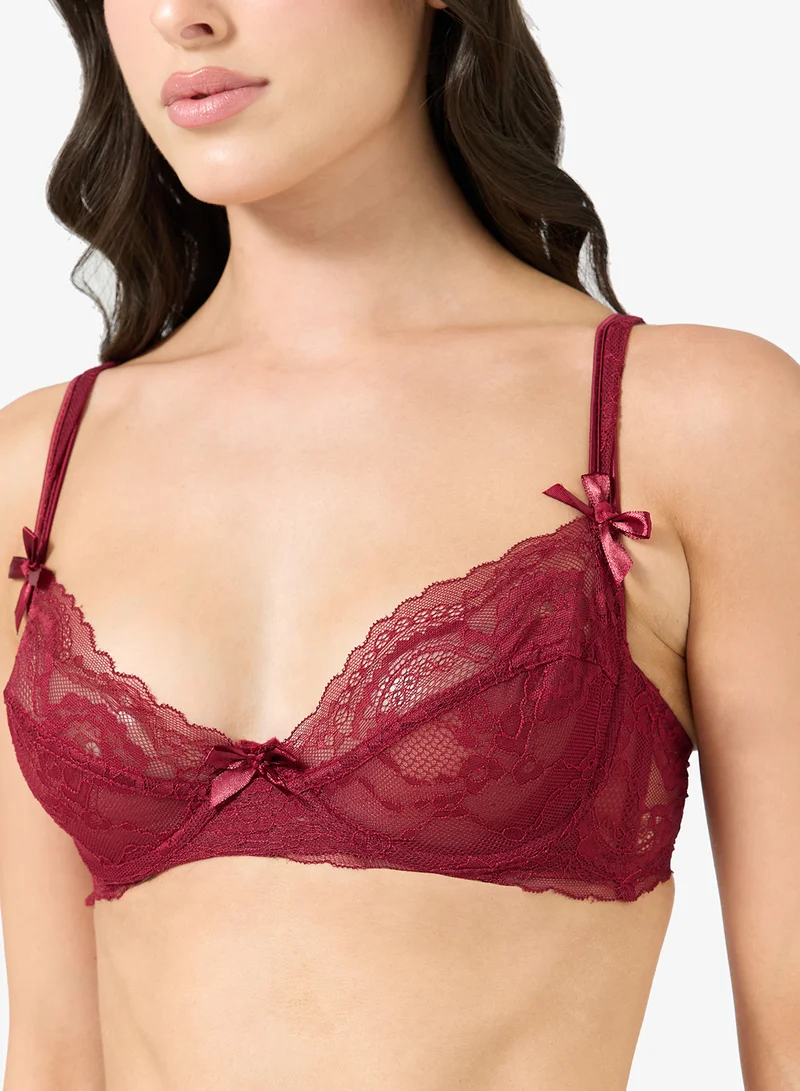 Ginger 2 PC Lace Lingerie Set