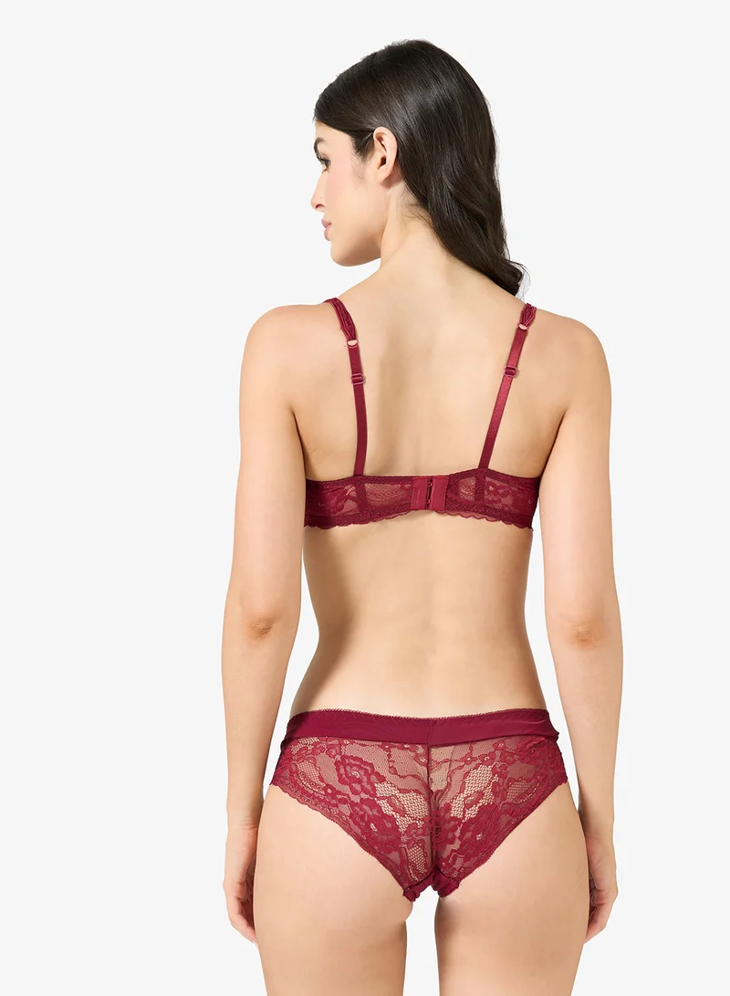 Ginger 2 PC Lace Lingerie Set