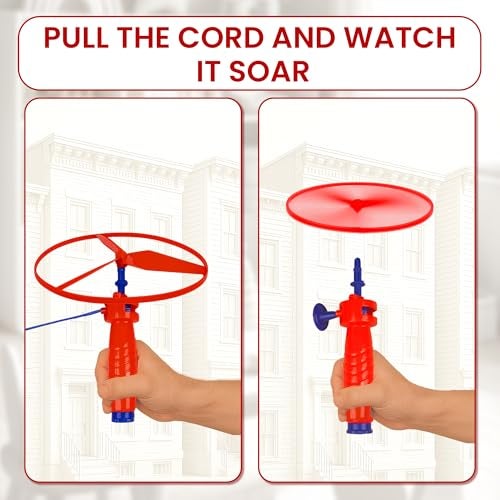 Ratna's Air Spinner Flies Upto 40 Feet High Spinnig Flying Toy for Outdoor Play for Kids - Image 3