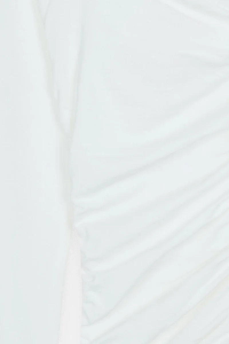 Dilvin White DILVIN Off-Shoulder Crop Top Blouse for Women | Best Price UAE