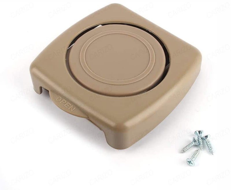 CARIZO Car Cup Holder, Foldable Drink Holder Universal Water Bottle Coffee Cup Beige Stand Holder Compatible with Maruti Suzuki Grand Vitara Brezza - Image 5