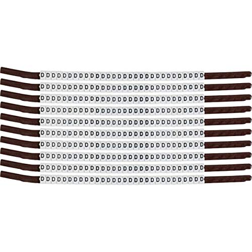 Brady SCN15-D Black on White, Wire Marker Clip Sleeves (50 Clips) - Image 4