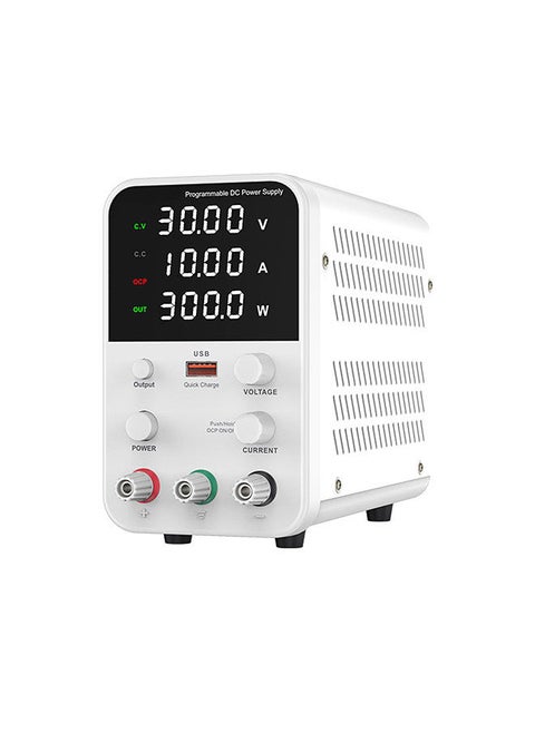 Bench DC Power Supply Variable 30V 10A Switching Regulated Power Supply