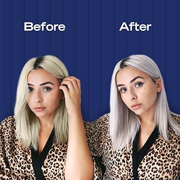 Live Schwarzkopf LIVE Silver Shampoo for Icy Blondes 200ml Hair Toner Purple Shampoo for Neutralising Brassiness Blonde Toner Eliminates Yellow Tones for Cool Blonde Shades - Image 4