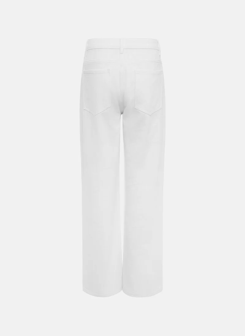 Lichi  Monochrome straight jeans for Women | Best Price UAE