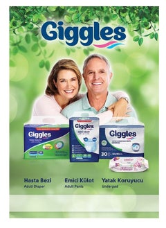 giggles 2 Pack Of Adult Pants Culotte Turkish Made with Wetness Indicator and Odor Control XL Size- 30 Pieces  - Image 5