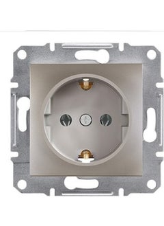 Schneider EPH2900169 Asfora Bronze Grounded Socket 