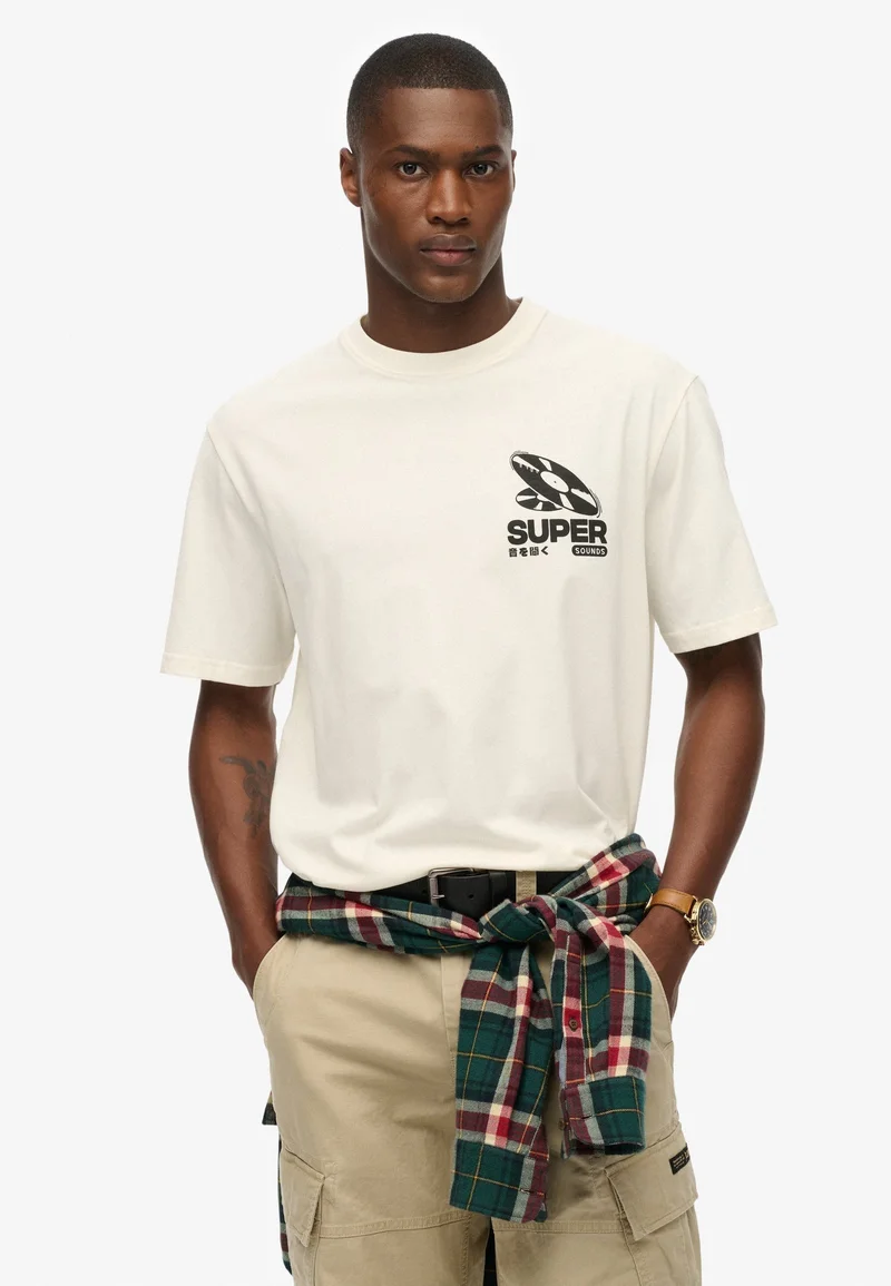 Superdry Record Label Oversized T-Shirt