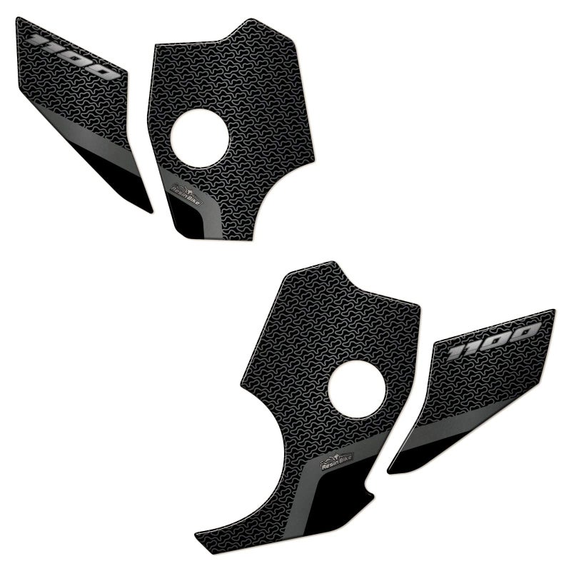 Generic Resin Bike Motorcycle Stickers Compatible with Honda CRF1100L Africa Twin Adventure Sports 2021. Motorcycle Heel Pad Protection from Bumps and Scratches. Resin 3D Stickers - Made in Italy  - Image 2