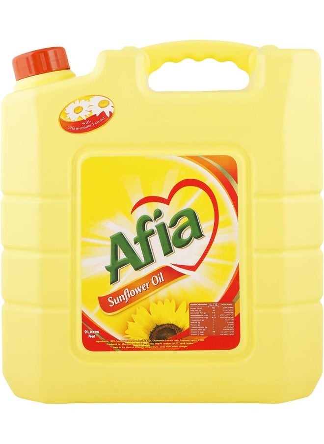 Afia Afia Sunflower Oil 9Litre  - Image 1