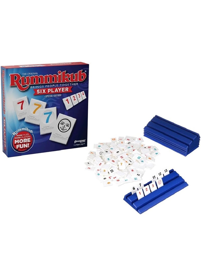 Pressman Rummikub Six Player Edition  The Classic Rummy Tile Game  More Tiles and More Players for More Fun by Pressman  Blue  - Image 2