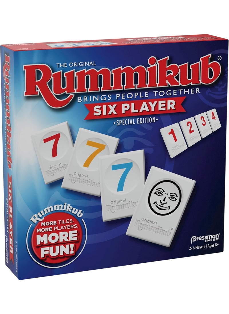 Pressman Rummikub Six Player Edition  The Classic Rummy Tile Game  More Tiles and More Players for More Fun by Pressman  Blue  - Image 5