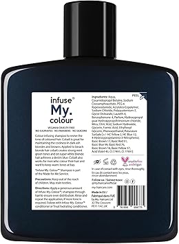 infuse my. colour Infuse My Colour Cobalt Shampoo for Unisex 85 oz - Image 2