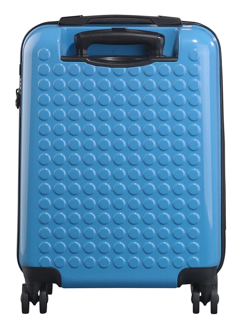 DOT-DROPS Chapter 2 PC Hardside Suitcase Trolley Carry-on Luggage 55 cm Cabin Blue - Image 3