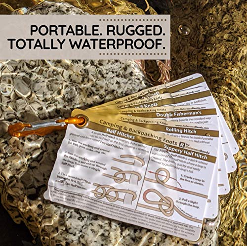 ReferenceReady Knot Tying Kit - Outdoor Knots Pocket Guide, Webbing, and Paracord for Practicing Camping, Backpacking, & Scouting Knots - Image 4