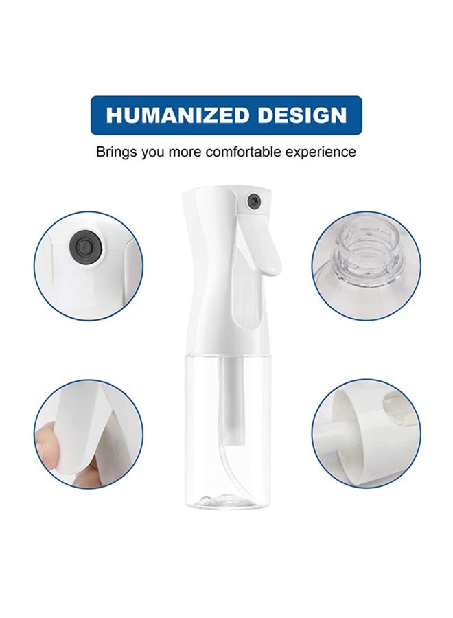 2-Pack Water Spray Bottle for Hair 200ml&300ml, Large Ultra Fine Continuous for Hairstyling, Skin Care, Cleaning, Plants and Misting, Clear  - Image 5