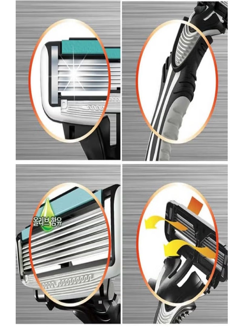 Cello 2 Pieces Men's Razor 6 Blades 2X2 with Finger Extract - Image 4