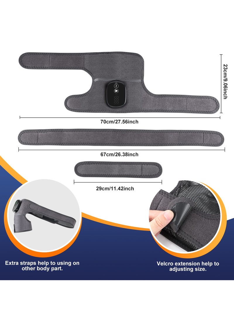 Smart Touch Screen Wireless Heating Knee Massager, Timed Knee Heating Pad, Portable Knee Shoulder And Elbow 3-in-1 Heating Vibration Massager, Relieve Joint Pain and Pressure (single) - Image 4