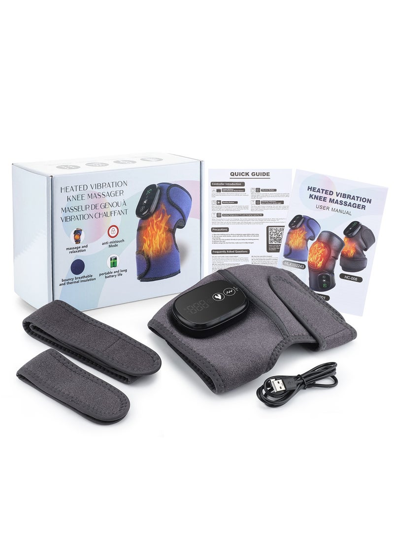 Smart Touch Screen Wireless Heating Knee Massager, Timed Knee Heating Pad, Portable Knee Shoulder And Elbow 3-in-1 Heating Vibration Massager, Relieve Joint Pain and Pressure (single) - Image 5