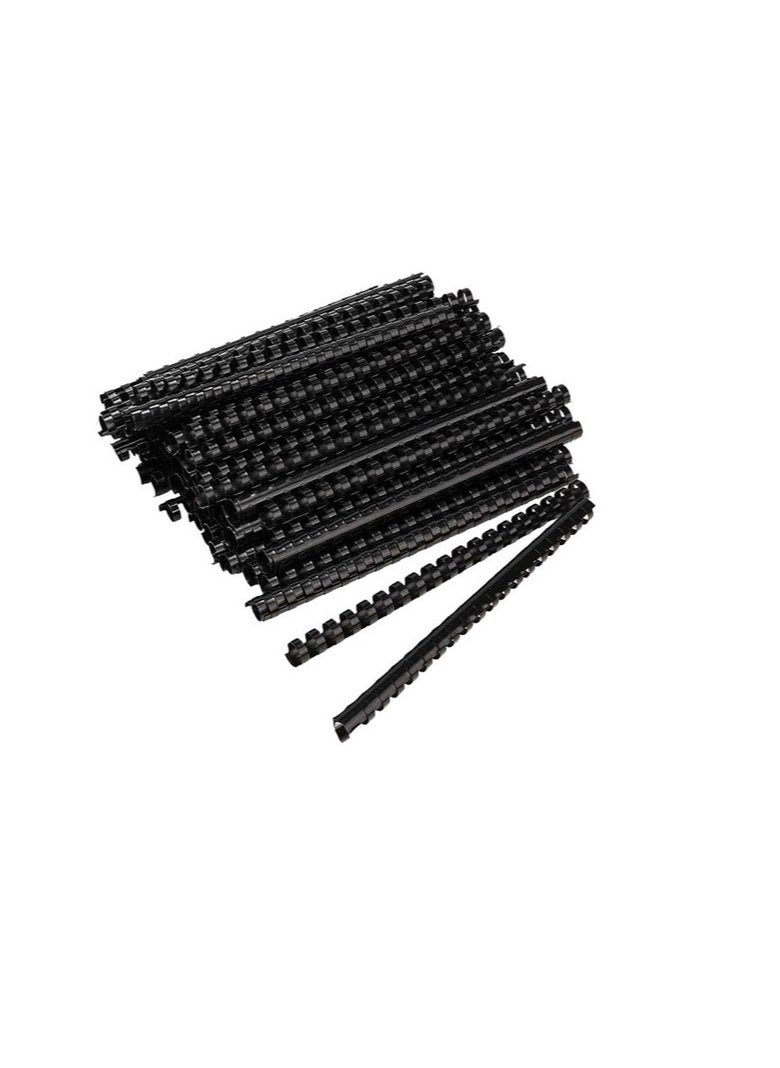 SUPER DEAL 50-Piece Binding Combs 38mm Black  - Image 2