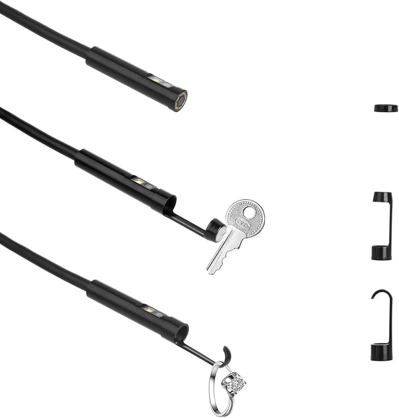 Industrial Endoscope Inspection Camera Borescope Sewer Two Meters IP68 Snake With 9 LED Light - Image 4