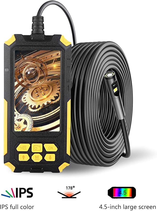 Industrial Endoscope Inspection Camera Borescope Sewer Two Meters IP68 Snake With 9 LED Light - Image 3