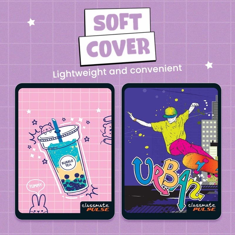 classmate pulse 1 subject notebook : Single line, spiral binding, A4, 180 Pages. - Image 4