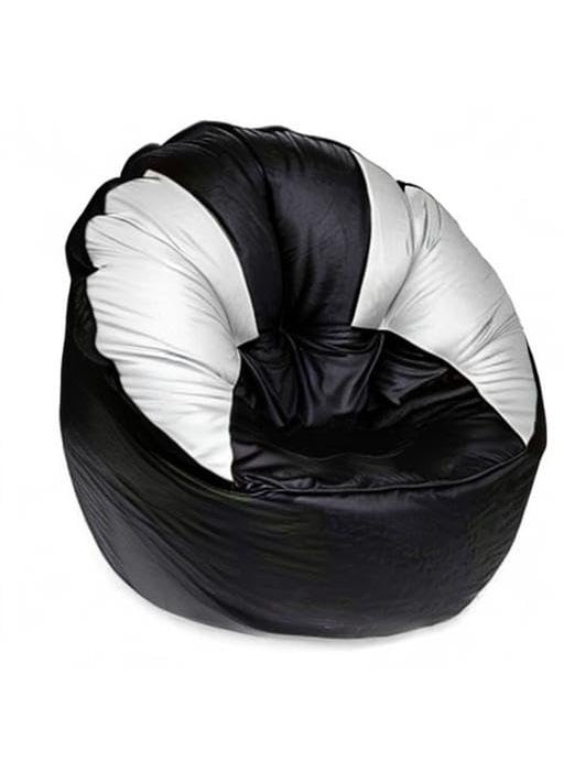 caddyFull caddyFull XXXL Muddha Bean Bag Without Beans Black and White  - Image 2